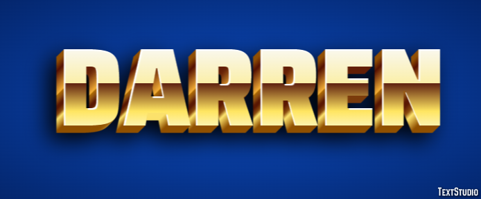 Darren Text effect