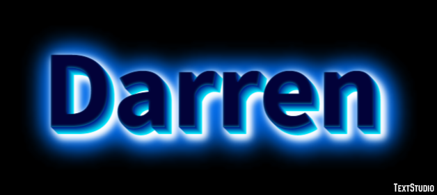 Darren Эффект текста