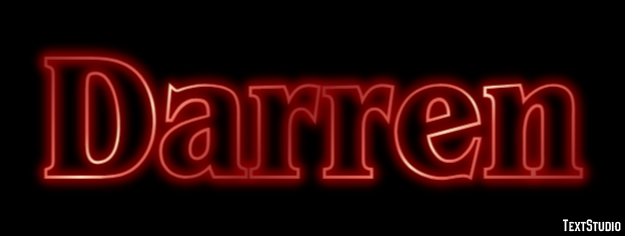 Darren Text effect
