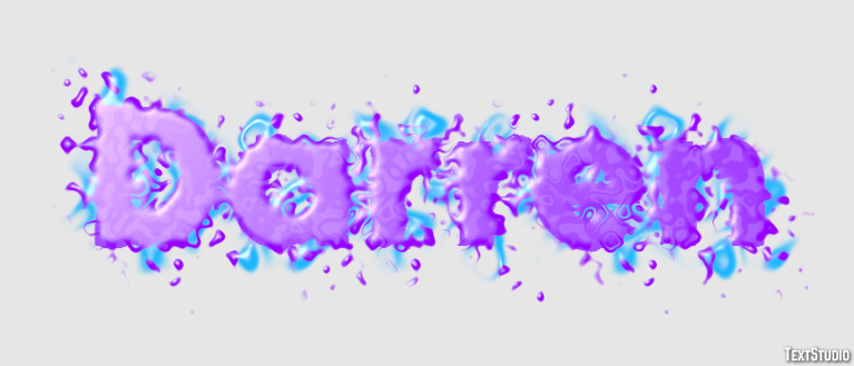 Darren Text effect