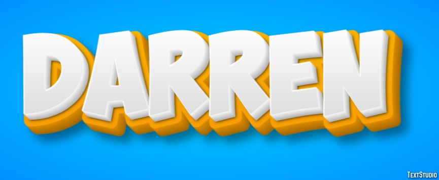 Darren Text effect