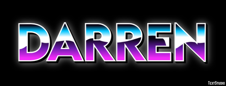 Darren Text effect