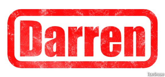 Darren Text effect
