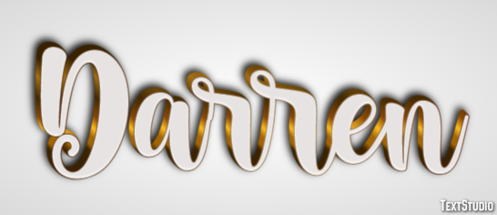 Darren Text effect