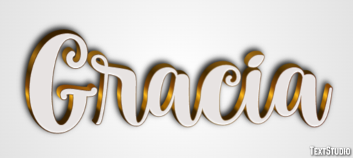 Gracia Efecto de Texto