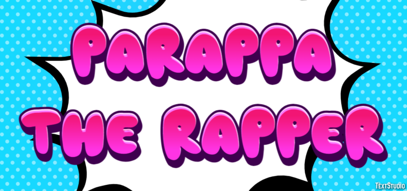 PaRappa the Rapper Efecto de Texto