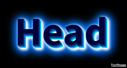 Head Text Effect