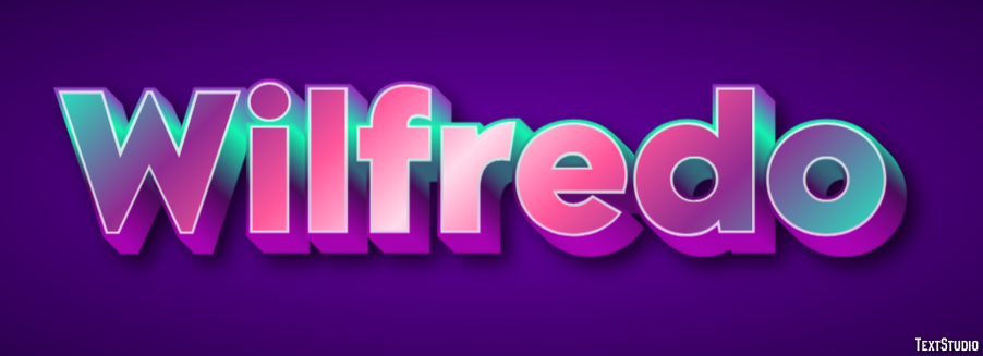 Wilfredo Text Effect