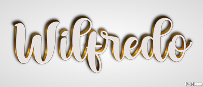 Wilfredo Text Effect