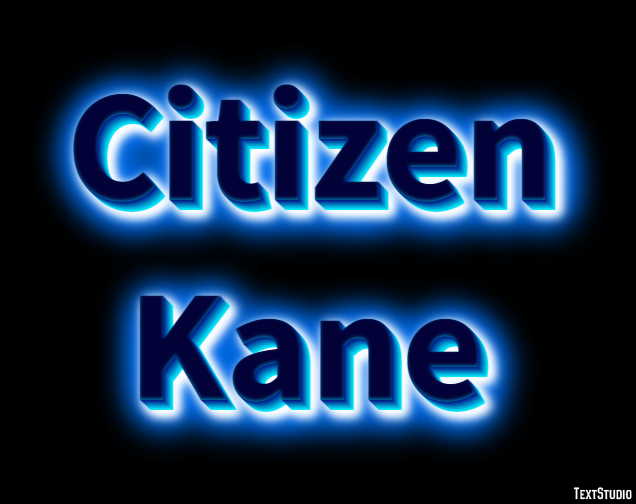 Citizen Kane Text Effect