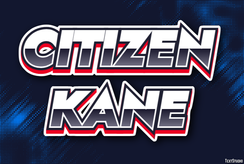 Citizen Kane Effetto testo