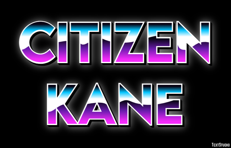 Citizen Kane Effetto testo