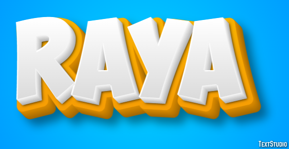Raya Text Effect