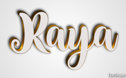 Raya Efecto de texto