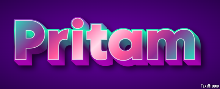 Pritam Texteffekt