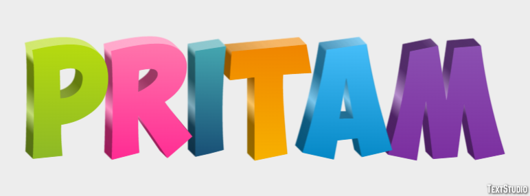 Pritam Texteffekt