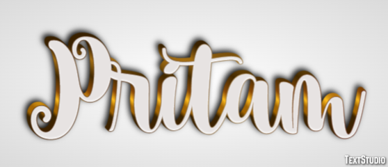 Pritam Effet de texte