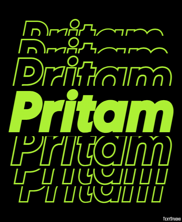 Pritam Texteffekt