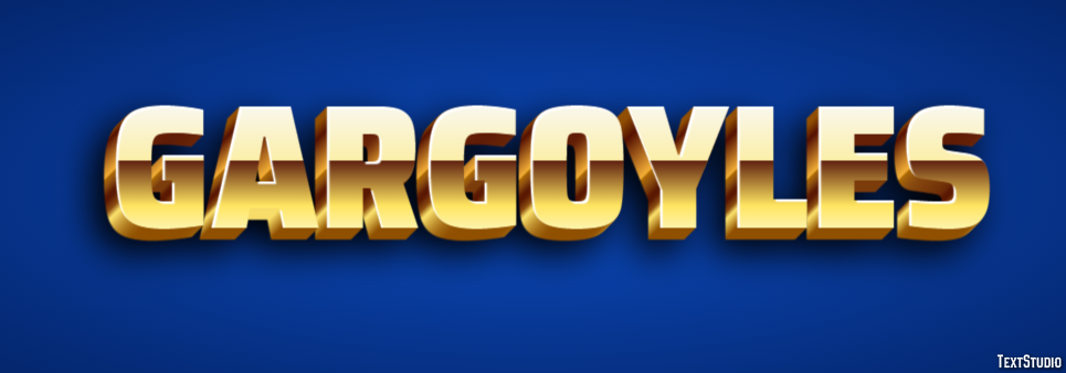 Gargoyles Efeito de texto