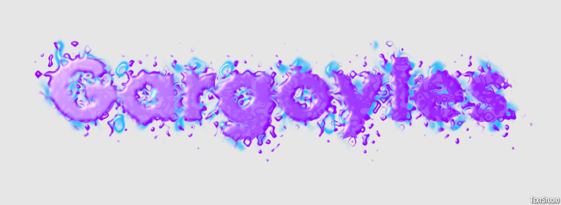 Gargoyles Text effect