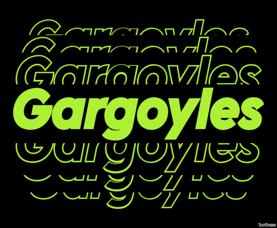 Gargoyles Text Effect