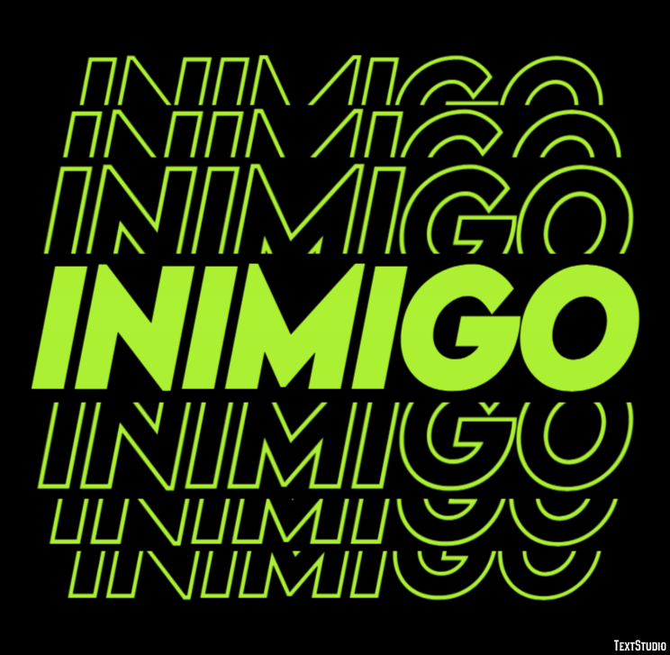 Inimigo Efeito do texto