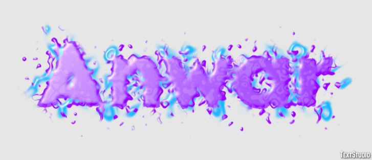 Anwar Text effect