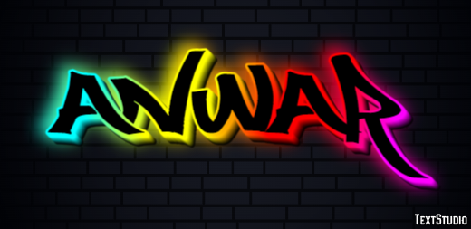 Anwar Text Effect