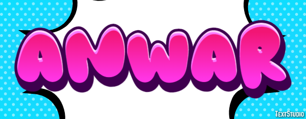Anwar Text effect