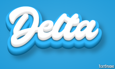 Delta Tekst Effect