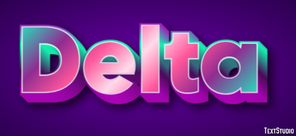Delta Tekst Effect