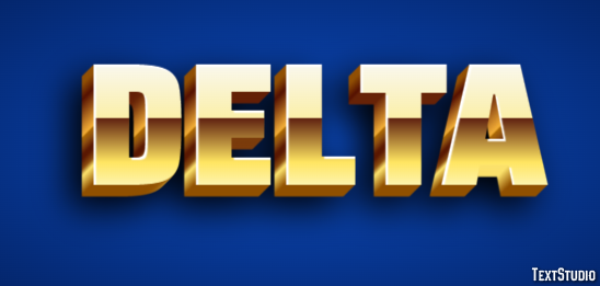 Delta Tekst Effect