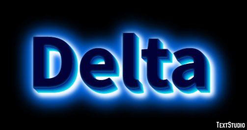 Delta Tekst Effect