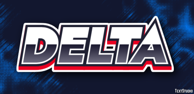 Delta Tekst Effect