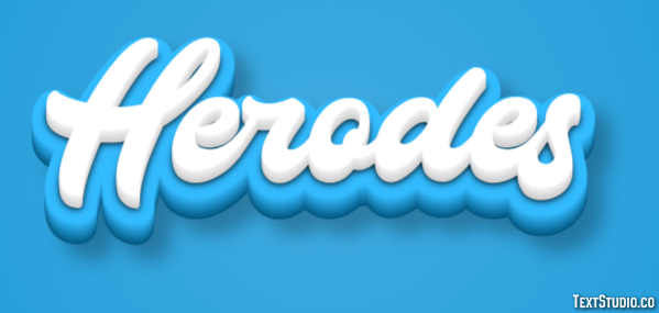 Herodes Efecto de texto