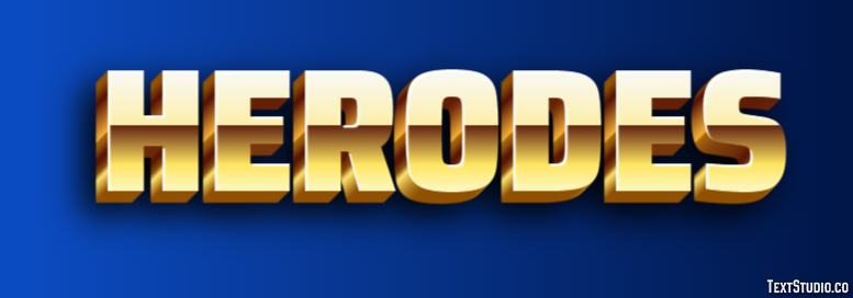 Herodes Efecto de texto