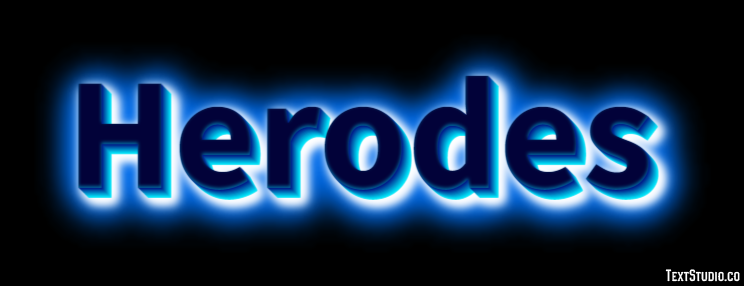 Herodes Efecto de texto