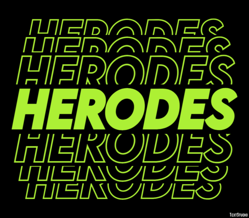 Herodes Efecto de Texto