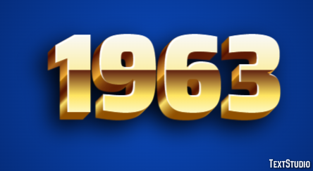 1963 Text Effect