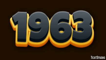 1963 Text Effect