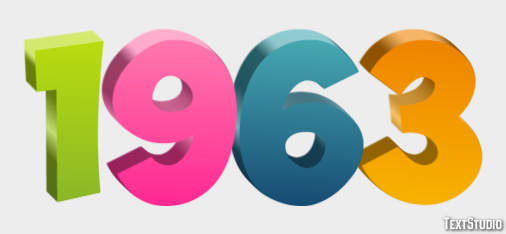 1963 Text Effect