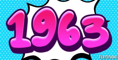 1963 Text Effect