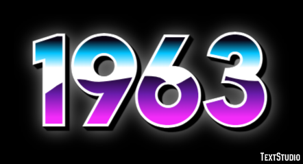 1963 Text Effect