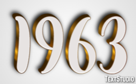 1963 Text Effect