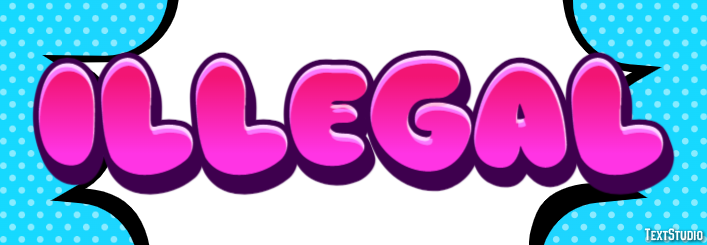 Illegal Text Effect