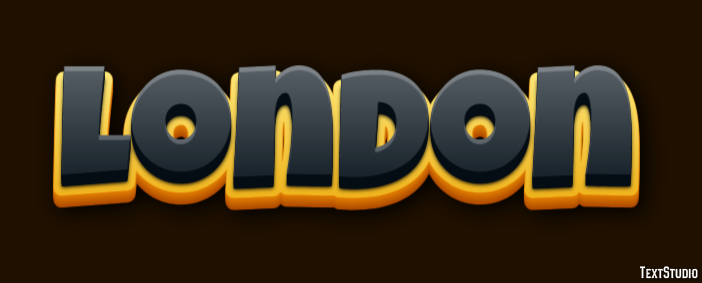 London Text effect