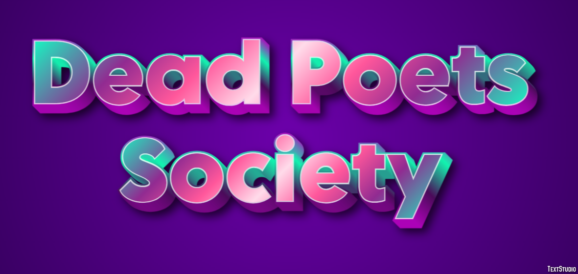 Dead Poets Society Text Effect