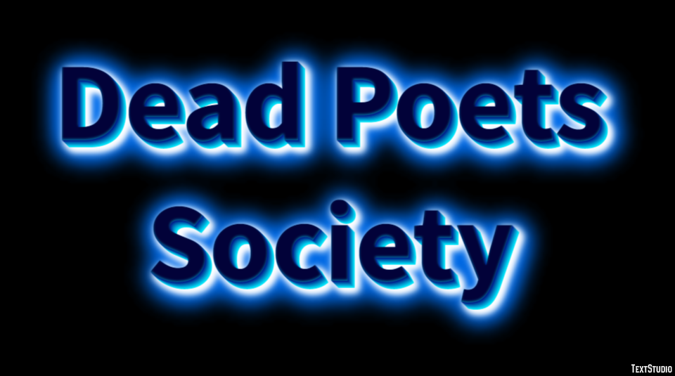 Dead Poets Society Text Effect