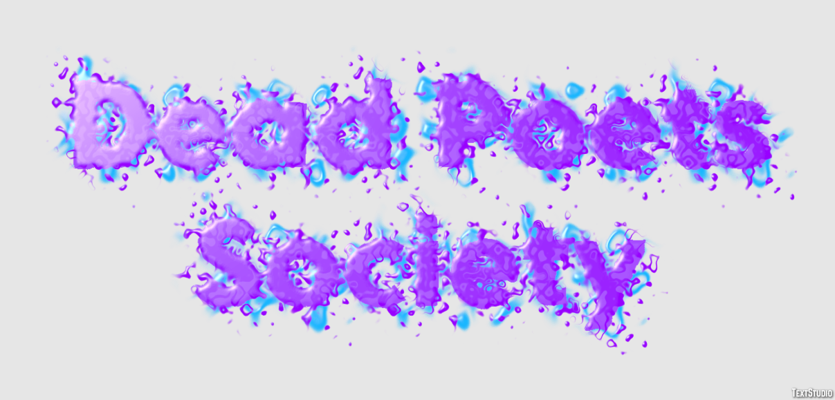 Dead Poets Society Text Effect