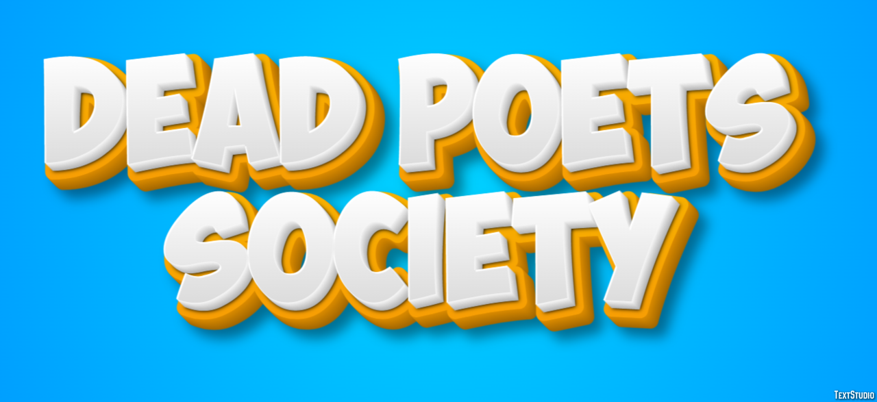 Dead Poets Society Text Effect